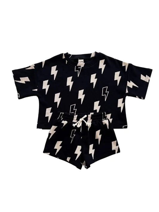 Shorts Set | Black Bolts