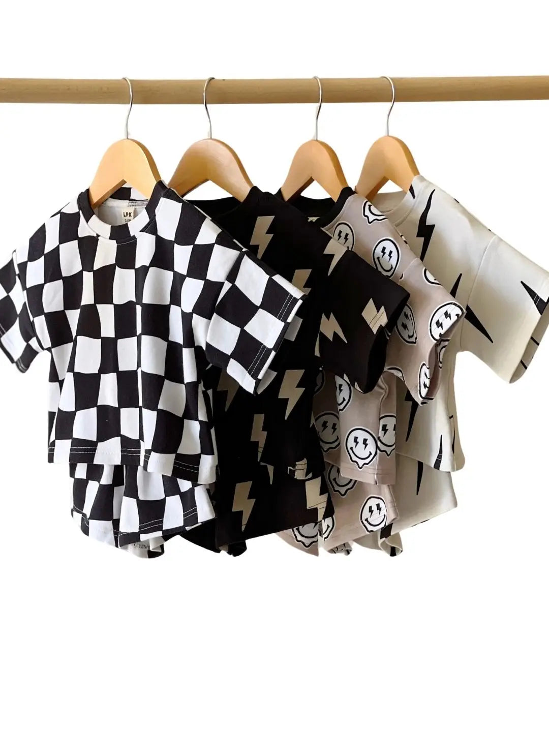 Shorts Set | Wavy Checkered