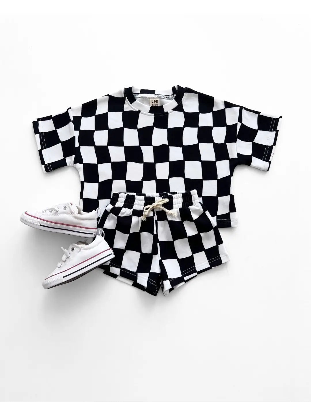 Shorts Set | Wavy Checkered