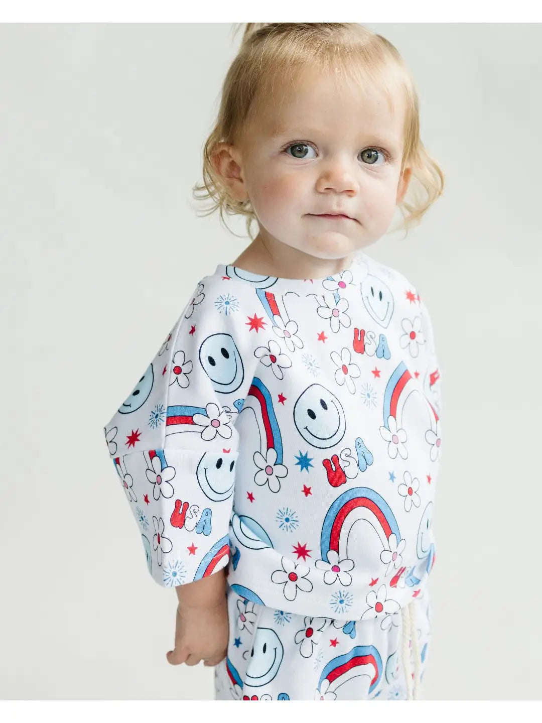4th of July Shorts Set | Little Miss USA